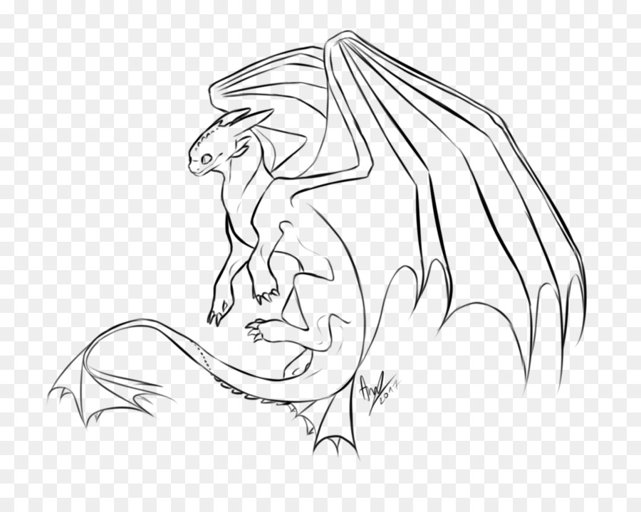 Line art Drawing How to Train Your Dragon Sketch - night fury png download - 1024*819 - Free Transparent Line Art png Download.
