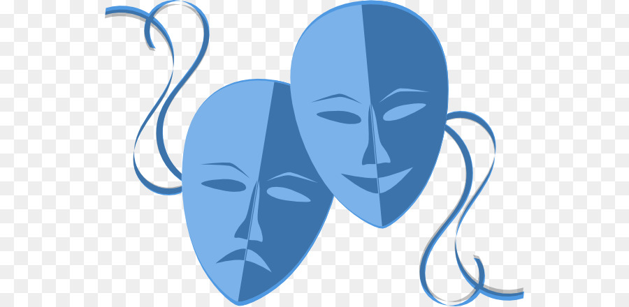 Mask Theatre Drama Play Clip art - Transparent Drama Cliparts png download - 600*439 - Free Transparent  png Download.
