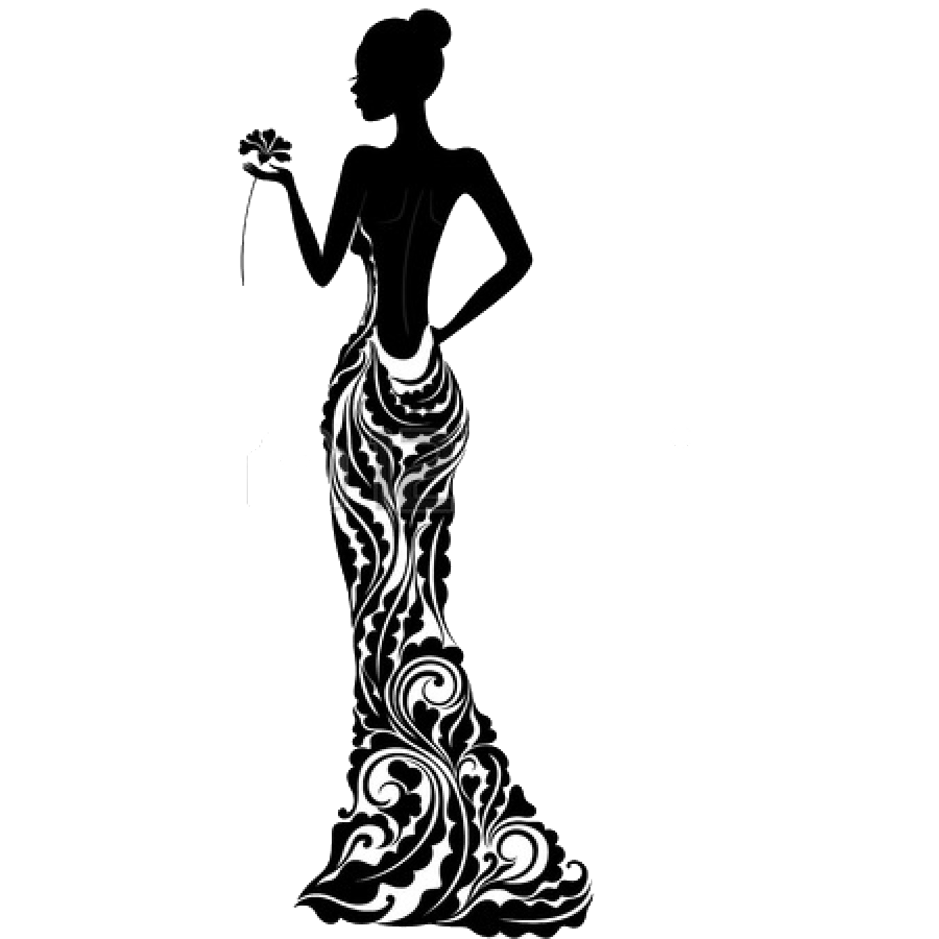Dress Silhouette Fashion Stock photography - mannequin png download