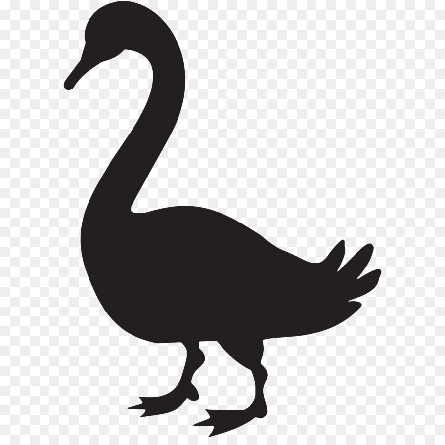 Goose Duck Silhouette Clip art - Goose Silhouette PNG Clip Art Image png download - 5860*8000 - Free Transparent Goose png Download.