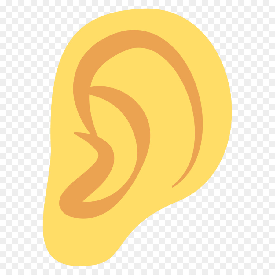 Ear Emoji Face Emoticon Smiley - ear png download - 1024*1024 - Free Transparent Ear png Download.
