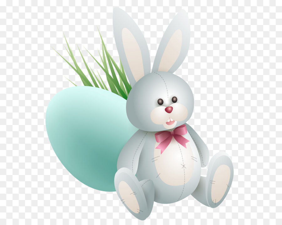 Easter Bunny Easter egg Clip art - Transparent Easter Bunny with Egg and Grass PNG Clipart Picture png download - 3850*4264 - Free Transparent Easter Bunny png Download.