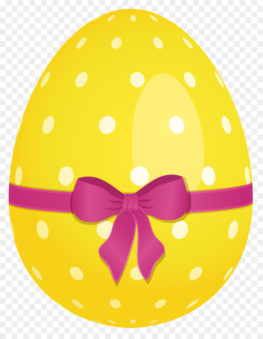 Easter Bunny Egg hunt Clip art - Easter Eggs Dotted Yellow PNG png download - 1440*1855 - Free Transparent Easter Bunny png Download.