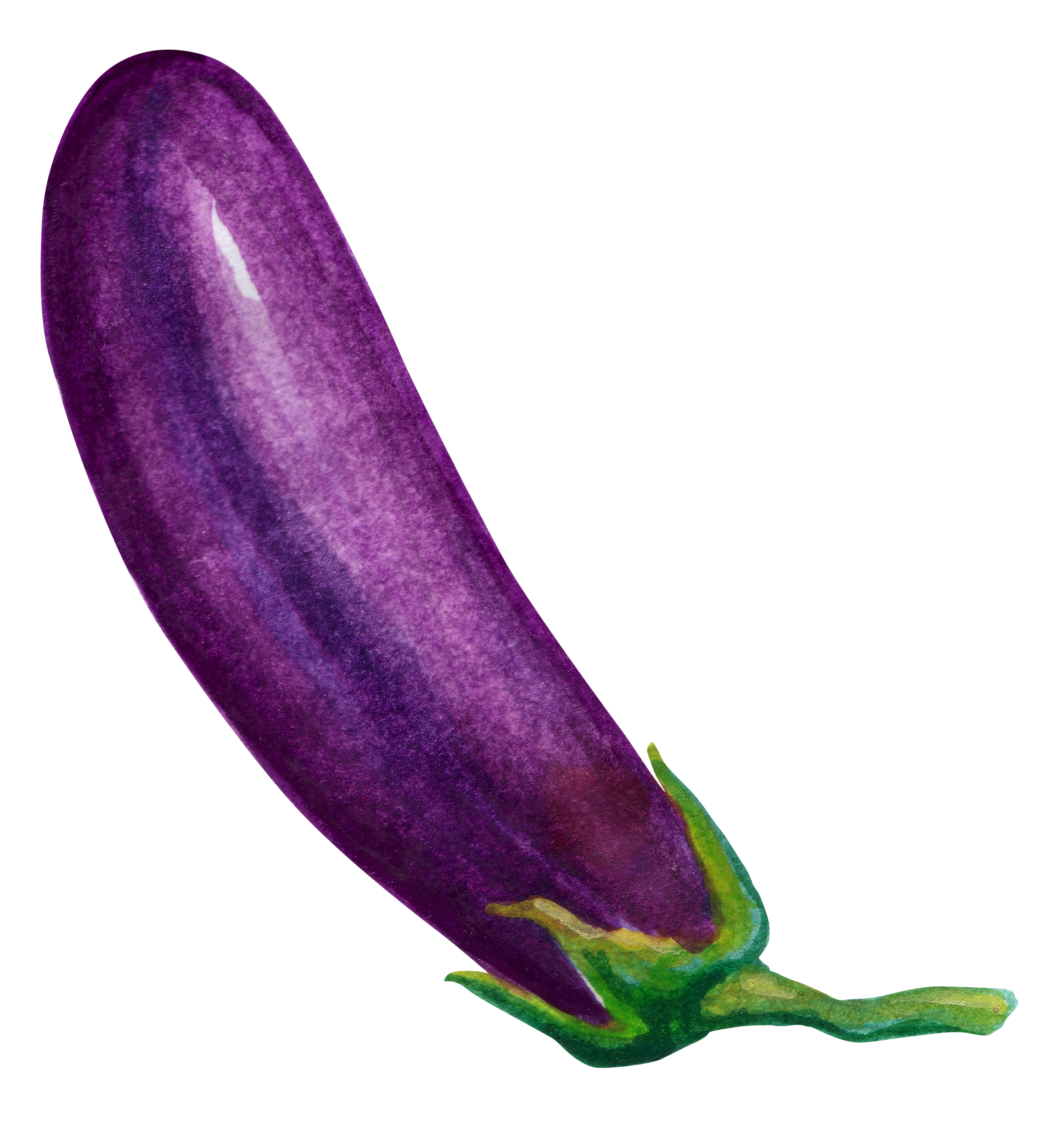Eggplant Vegetable Cartoon - Cartoon eggplant png download - 2300*2500