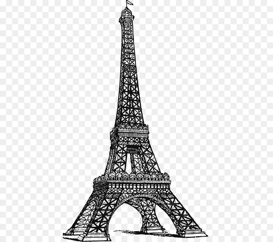 Eiffel Tower Drawing Line art - eiffel png download - 521*800 - Free Transparent Eiffel Tower png Download.