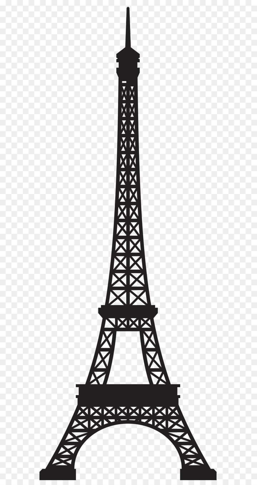 Eiffel Tower Landmark Clip art - Eiffel Tower Silhouette PNG Clip Art Image png download - 2703*7000 - Free Transparent Eiffel Tower png Download.