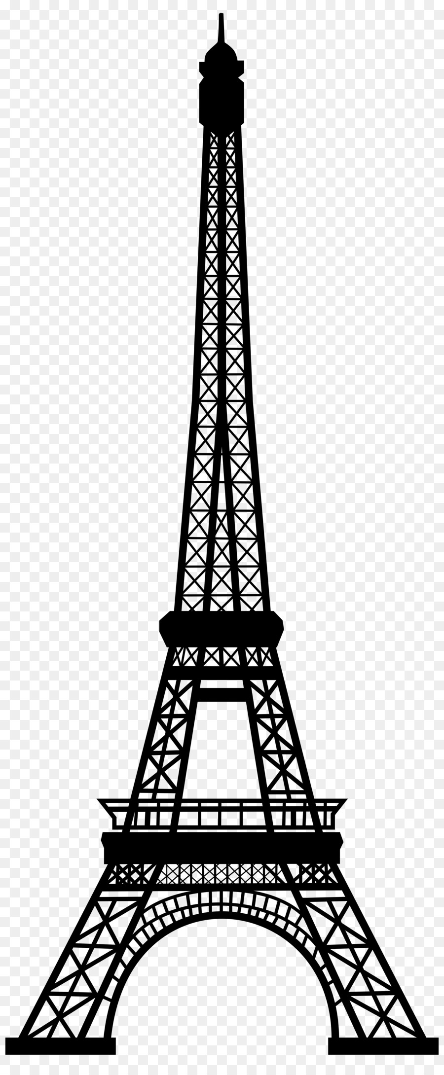 Eiffel Tower Silhouette Clip art - Paris png download - 3325*8000 - Free Transparent Eiffel Tower png Download.