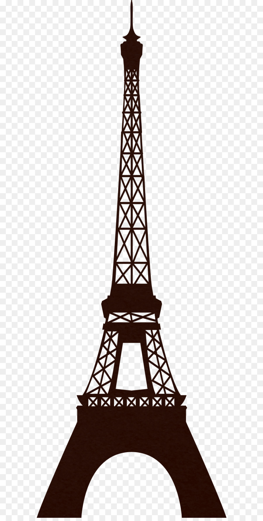 Eiffel Tower Silhouette Clip art - Paris png download - 650*1769 - Free Transparent Eiffel Tower png Download.