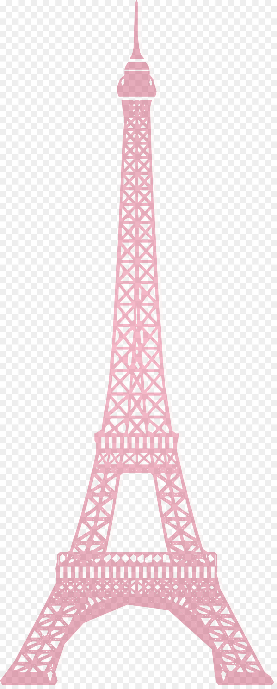 Eiffel Tower Monument Wall decal - Pink Eiffel Tower silhouette vector png download - 1858*4600 - Free Transparent Eiffel Tower png Download.