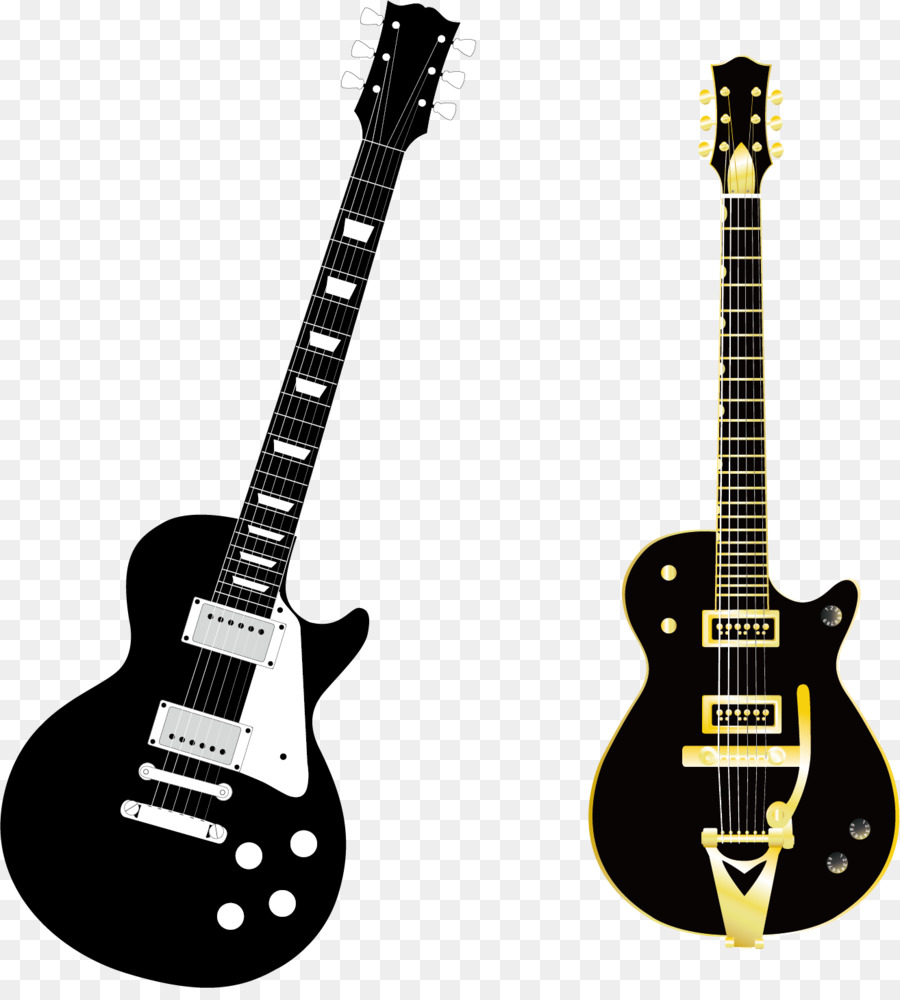 Guitar amplifier Silhouette - Black guitar PNG vector elements png download - 1314*1443 - Free Transparent Guitar Amplifier png Download.