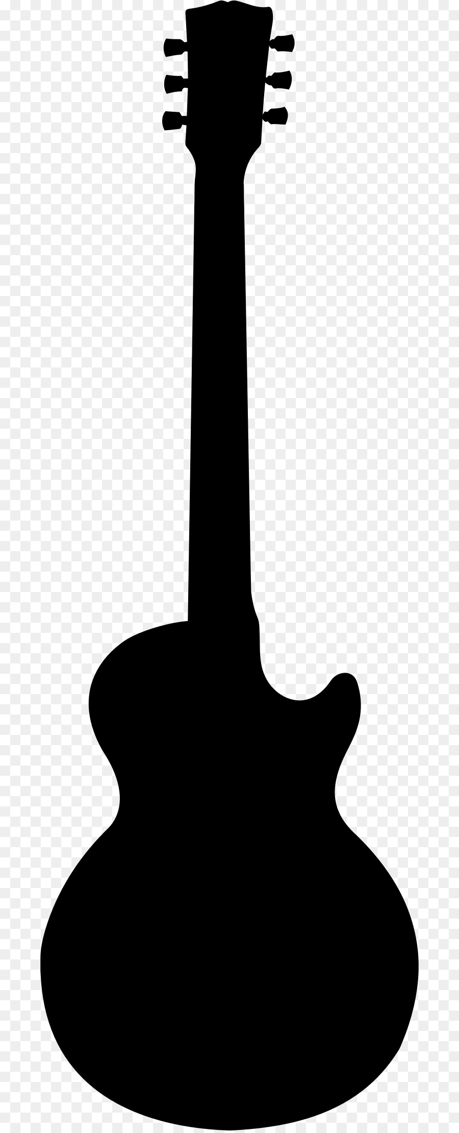 Gibson Les Paul Electric guitar Epiphone Les Paul Special-II Silhouette - Bass Guitar png download - 742*2216 - Free Transparent  png Download.