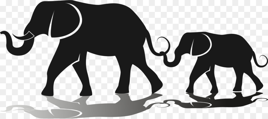 Silhouette Elephant Clip art - elephants clipart png download - 2382*1056 - Free Transparent Silhouette png Download.