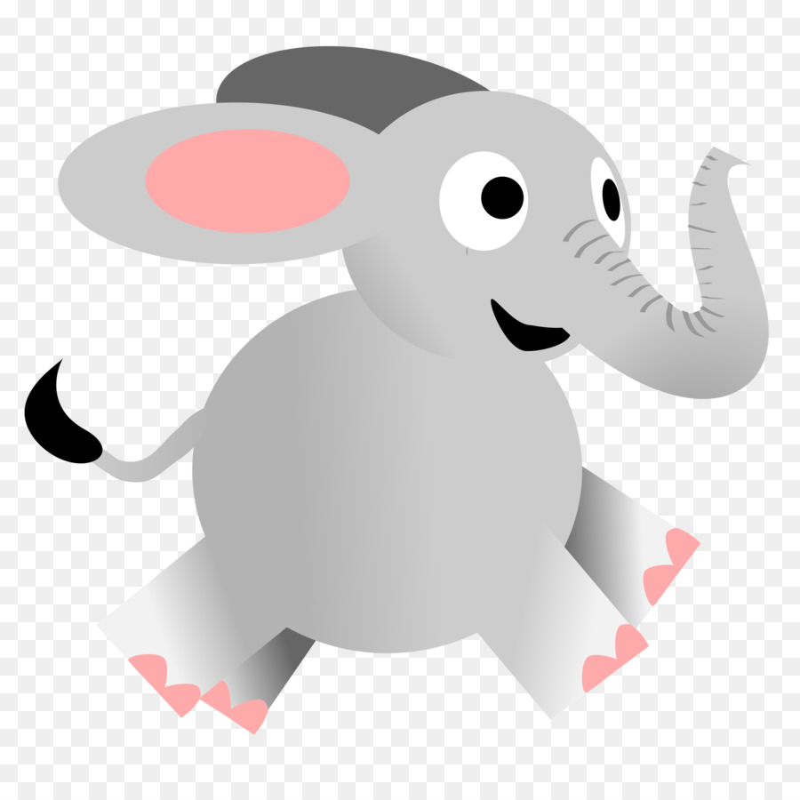 Elephant Clip art - Cliparts Happy Elephant png download - 2400*2400 - Free Transparent Elephant png Download.