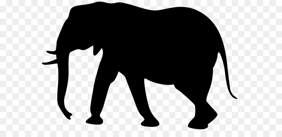 Elephant Silhouette Clip art - Elephant Silhouette PNG Clip Art Image png download - 8000*5211 - Free Transparent Silhouette png Download.