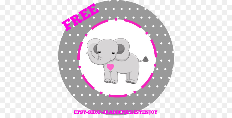 Elephant Cupcake Baby shower Gift Clip art - elephant png download - 450*450 - Free Transparent  png Download.