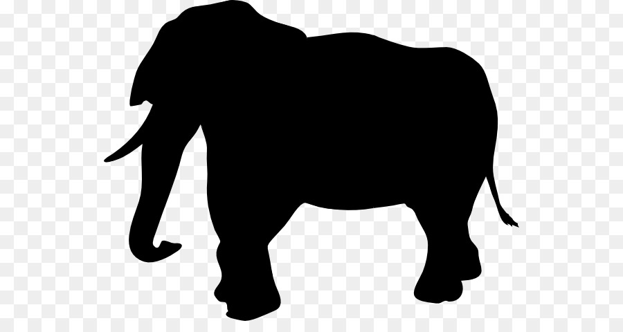 Animal Silhouettes Elephantidae Asian elephant Clip art - elephant silhouette png download - 600*464 - Free Transparent Animal Silhouettes png Download.
