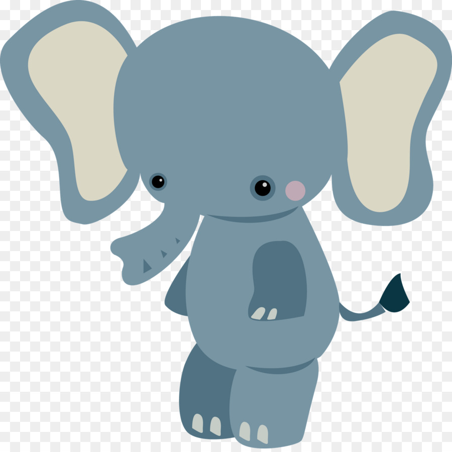 Baby Jungle Animals Infant Clip art - Cute little elephant png download - 1600*1588 - Free Transparent Baby Jungle Animals png Download.