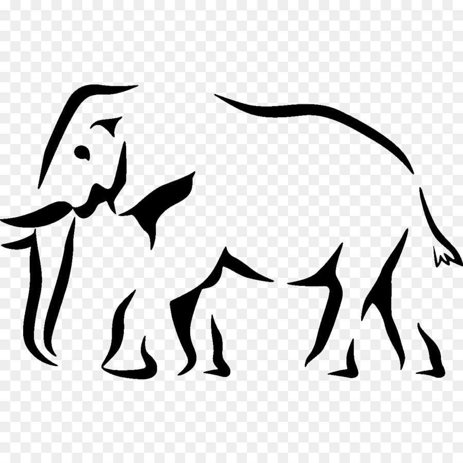 Stencil Silhouette Art - elephants png download - 1200*1200 - Free Transparent Stencil png Download.