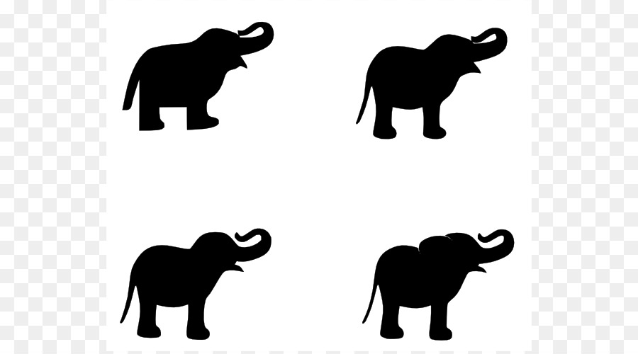 Indian elephant Stencil Clip art - Elephant Stencil png download - 600*496 - Free Transparent Indian Elephant png Download.