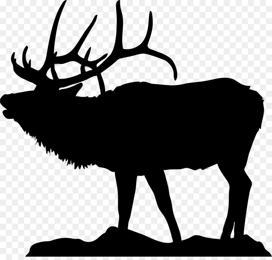 Elk Deer Moose Silhouette Clip art - Polygon Cliparts png download - 1768*1667 - Free Transparent Elk png Download.