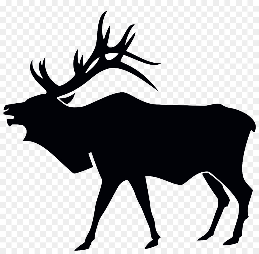Elk Deer Moose Clip art - Antler Rub Cliparts png download - 1237*1195 - Free Transparent Elk png Download.