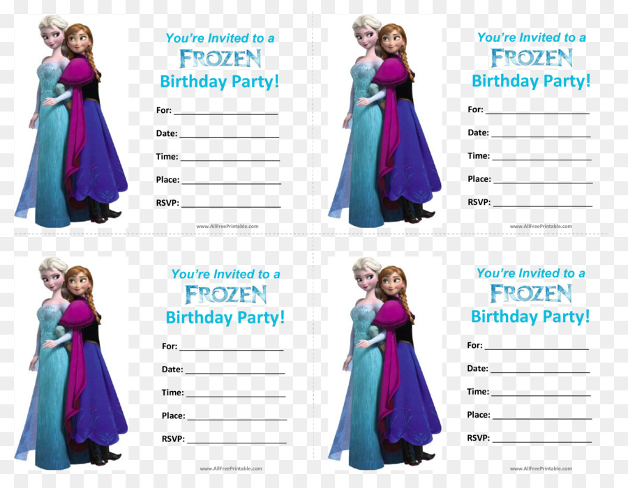 Elsa Anna Wedding invitation Frozen Birthday - Business Invitation png download - 3300*2550 - Free Transparent  png Download.