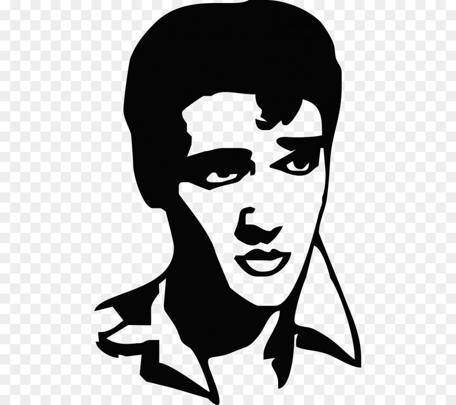 Clip Art Wall Decal Sticker Stencil Elvis Presley Cartoon Png