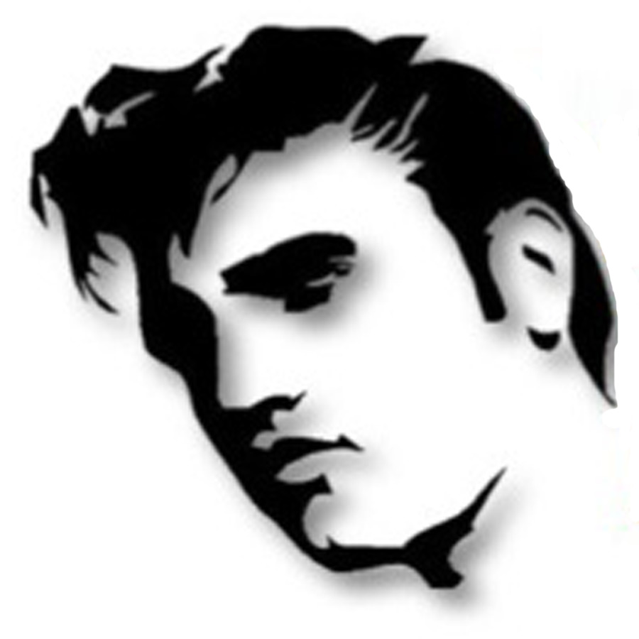 Elvis Presley Silhouette Wall decal Stencil Mural - charlie chaplin png download - 1024*1024 - Free Transparent Elvis Presley png Download.
