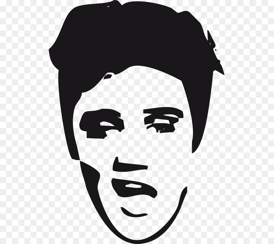 Elvis Presley Cartoon Caricature Clip art - Male Facial Cliparts png download - 580*800 - Free Transparent  png Download.