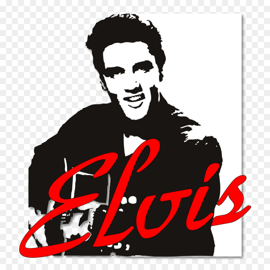Elvis Presley Stencil Portrait Silhouette - Silhouette png download - 1000*1000 - Free Transparent  png Download.
