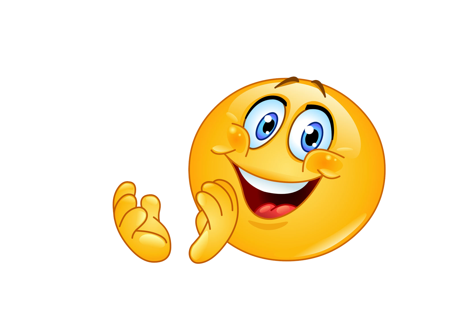Emoji Emoticon Smiley Clapping - Cartoon faces png download - 1654*1169 -  Free Transparent Emoji png Download. - Clip Art Library