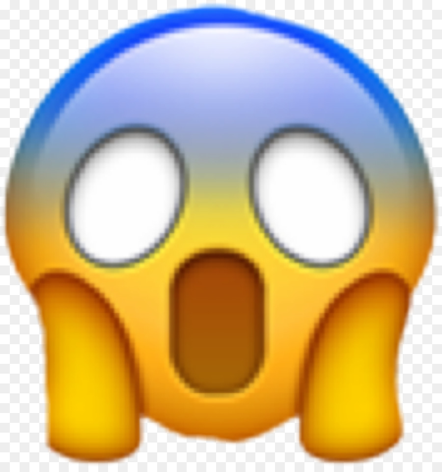 Emoji Screaming Emoticon Smiley Face - omg png download - 1050*1108 - Free Transparent Emoji png Download.