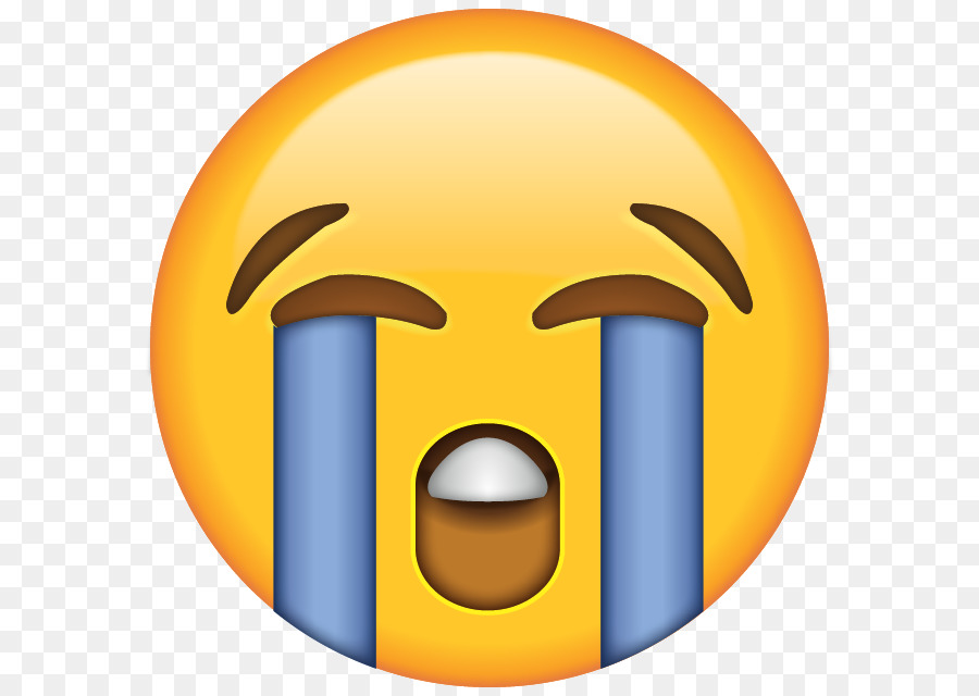 Face with Tears of Joy emoji Crying Laughter Sticker - Sad Emoji PNG Pic png download - 640*640 - Free Transparent Emoji png Download.