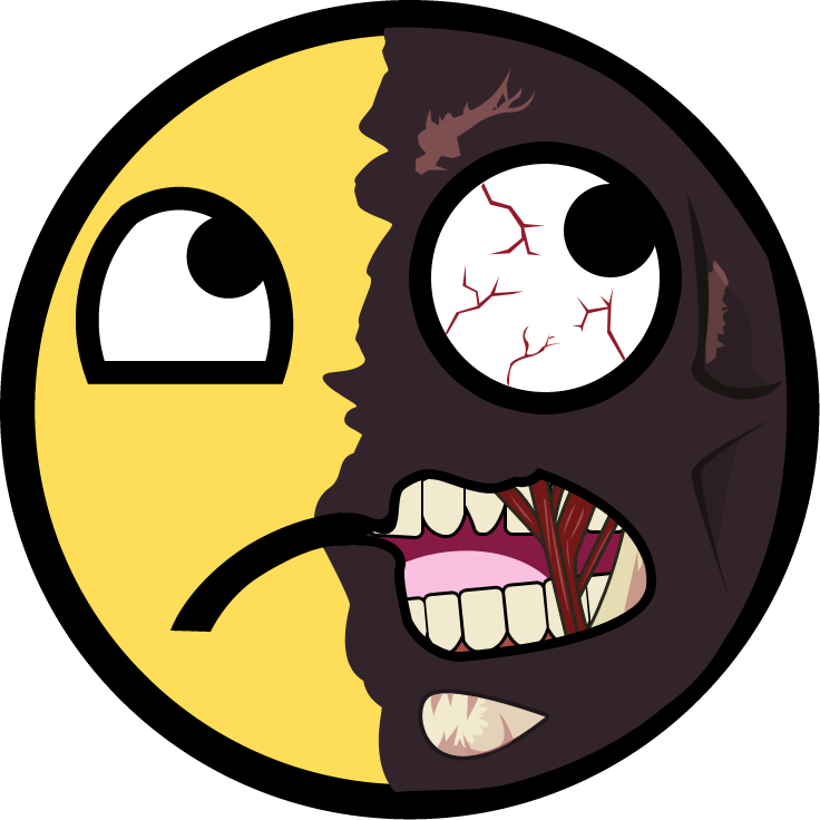Smiley Two Face T Shirt Emoticon Awesome Png Download 736 736