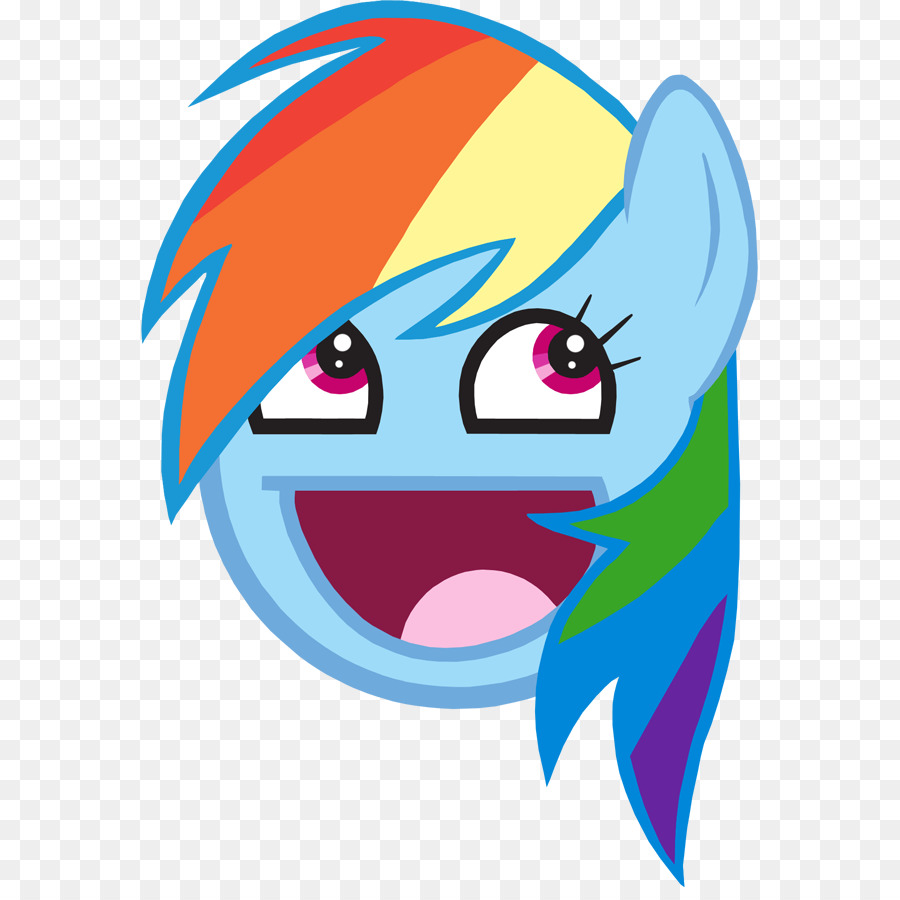 Rainbow Dash Derpy Hooves Applejack Rarity Pony - Epic Face Background png download - 617*887 - Free Transparent  png Download.
