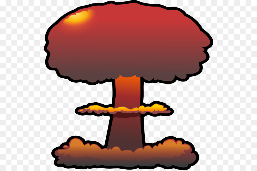 Nuclear explosion Clip art - nuclear png download - 594*597 - Free Transparent Explosion png Download.