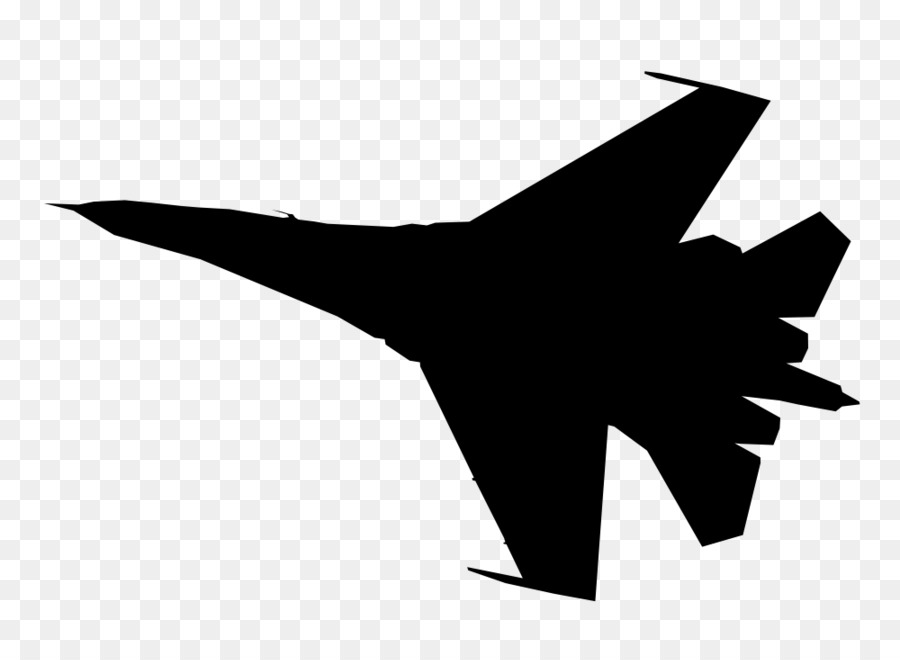 Sukhoi Su-27 McDonnell Douglas F-15 Eagle Sukhoi PAK FA Sukhoi Su-30 - plane silhouette figures material png download - 1000*729 - Free Transparent Sukhoi Su27 png Download.