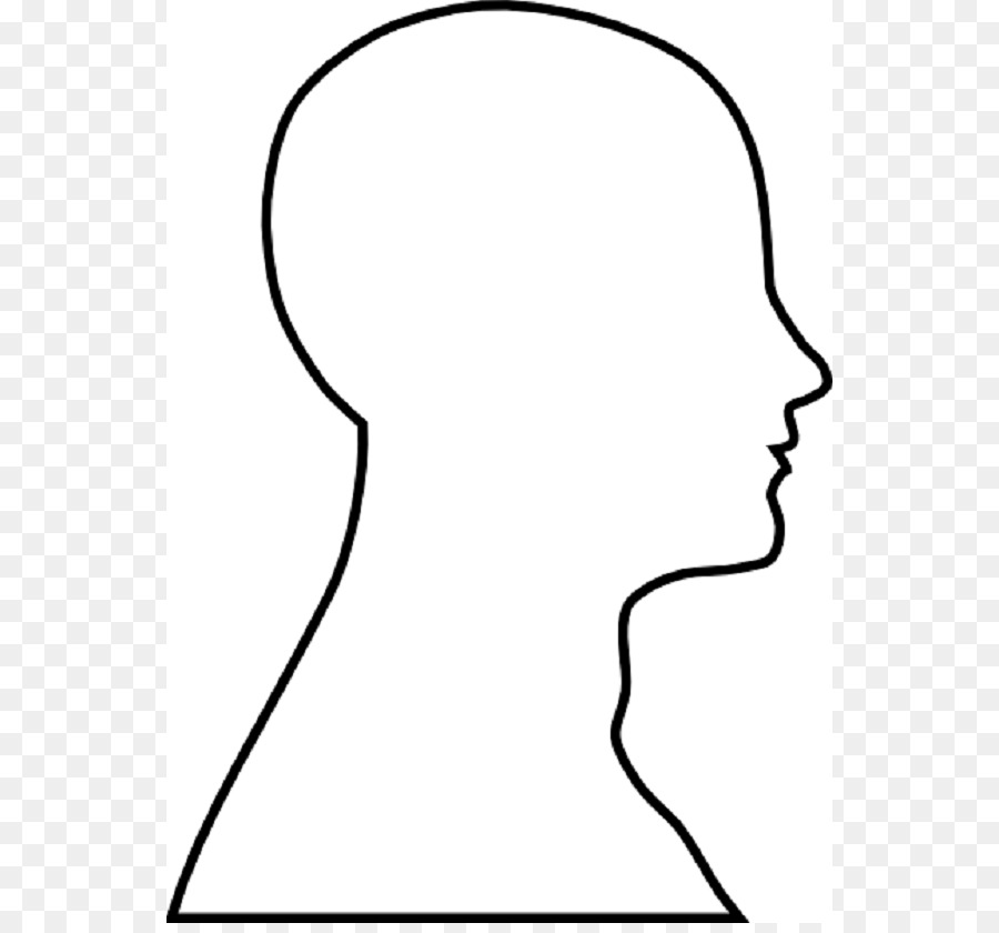 Human head Face Brain Clip art - Female Outline png download - 600*831 - Free Transparent Human Head png Download.