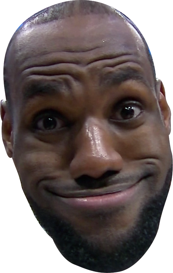 LeBron James Funny Face Cleveland Cavaliers YouTube - lebron james png
