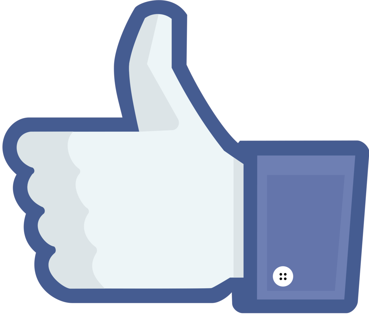 Facebook Like Button Social Media Advertising Thumbs Up Png Download