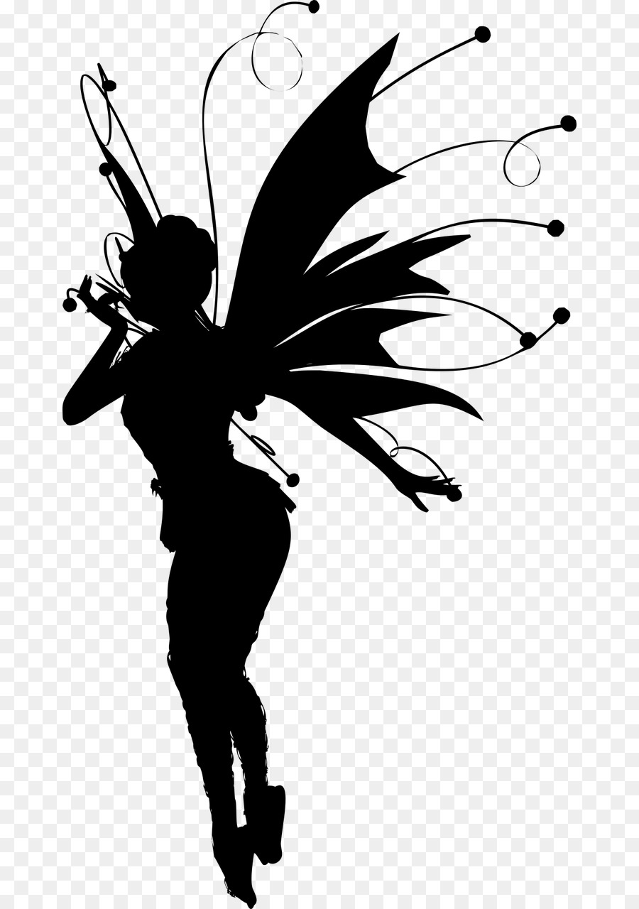 Fairy Silhouette Clip art - Fairy png download - 724*1280 - Free Transparent Fairy png Download.