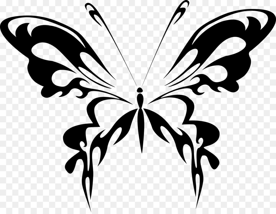 Butterfly Line art Clip art - Fairy Silhouette png download - 1920*1482 - Free Transparent Butterfly png Download.