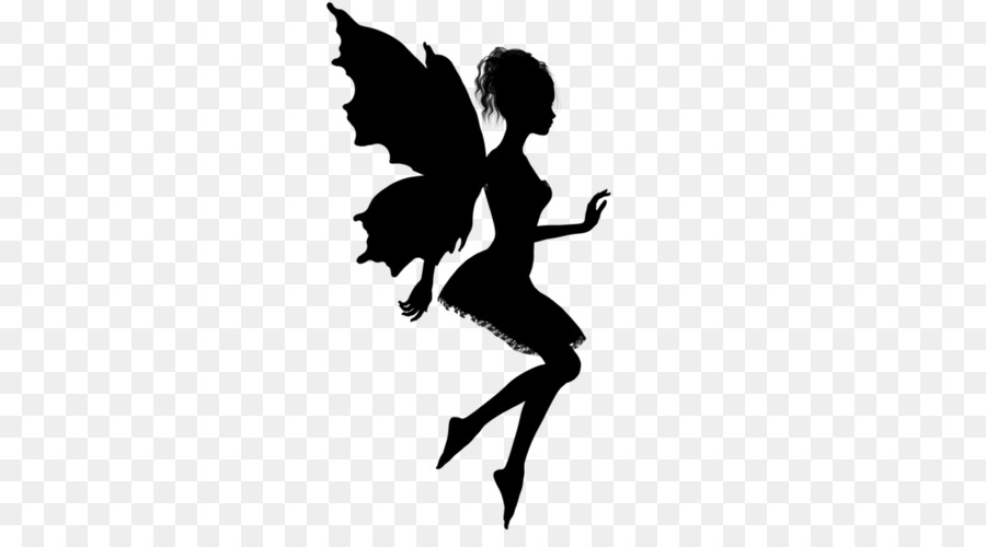 Silhouette Fairy Clip art - Silhouette png download - 500*500 - Free Transparent Silhouette png Download.