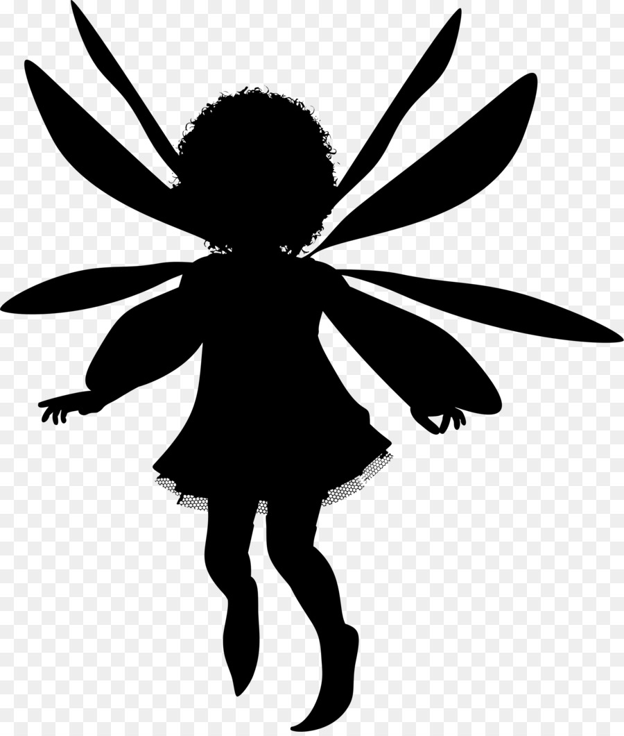Fairy Silhouette Clip art - Fairy png download - 1955*2290 - Free Transparent Fairy png Download.