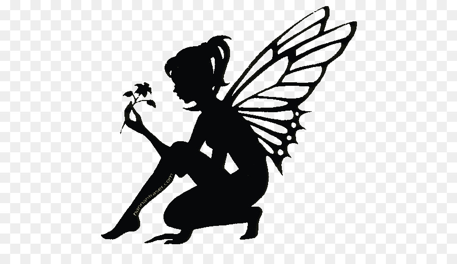 Stencil Fairy Silhouette Image Art - fairy png download - 537*501 - Free Transparent Stencil png Download.