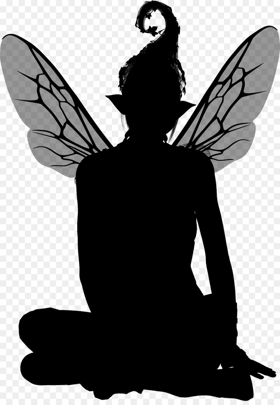 Fairy Silhouette - Fairy png download - 1624*2322 - Free Transparent Fairy png Download.