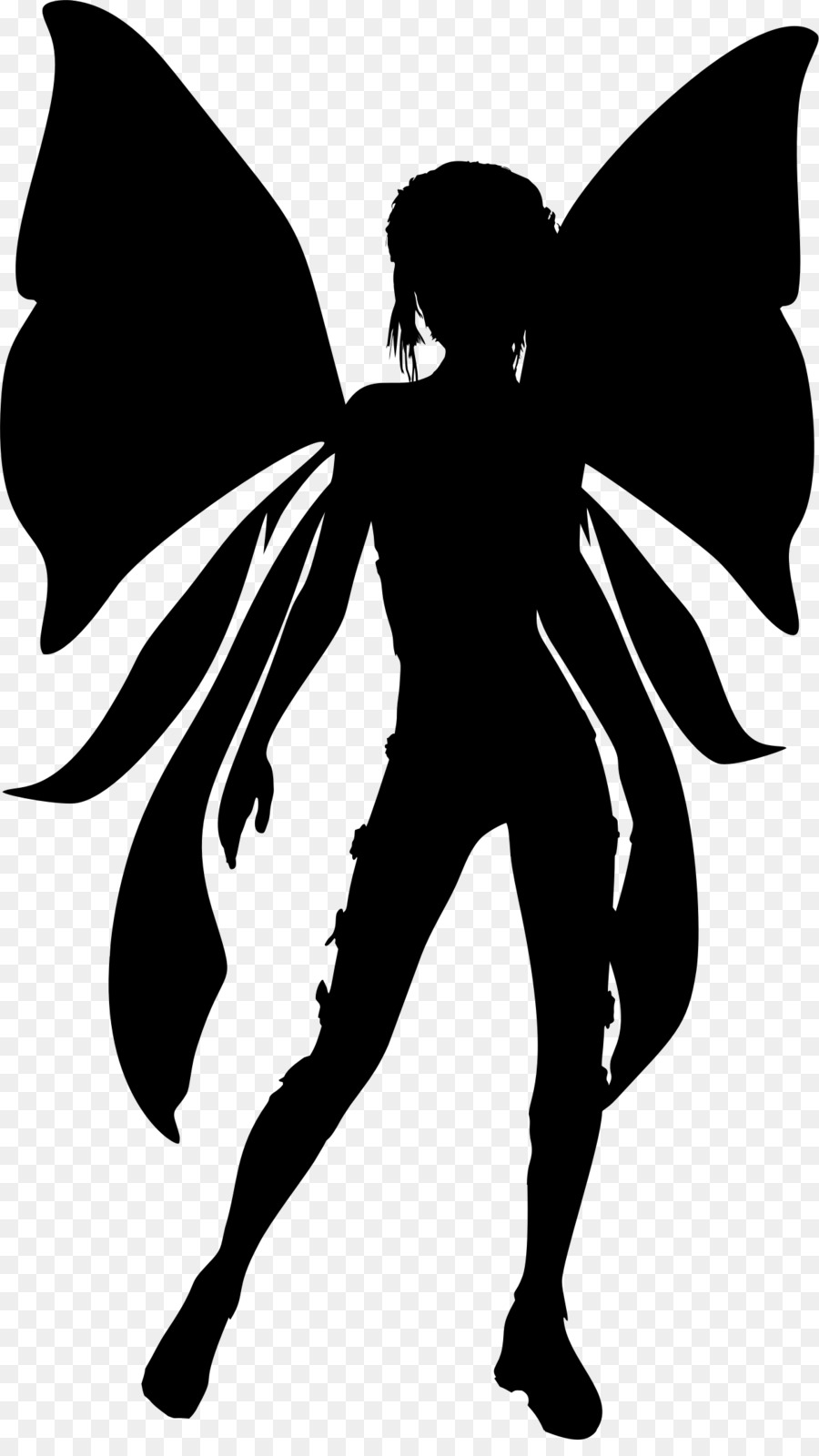 Fairy Silhouette Clip art - wings png download - 1253*2202 - Free Transparent Fairy png Download.