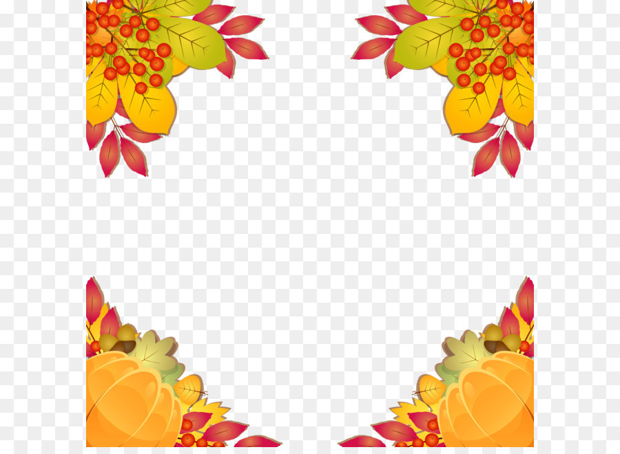 Autumn leaf color Clip art - Fall Frame Border PNG Clipart Image png download - 6229*6229 - Free Transparent BORDERS AND FRAMES png Download.