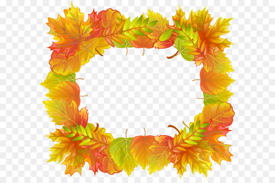 Picture frame Autumn Clip art - Autumn Leafs Border Frame PNG Clipart Image png download - 6229*5677 - Free Transparent Picture Frames png Download.