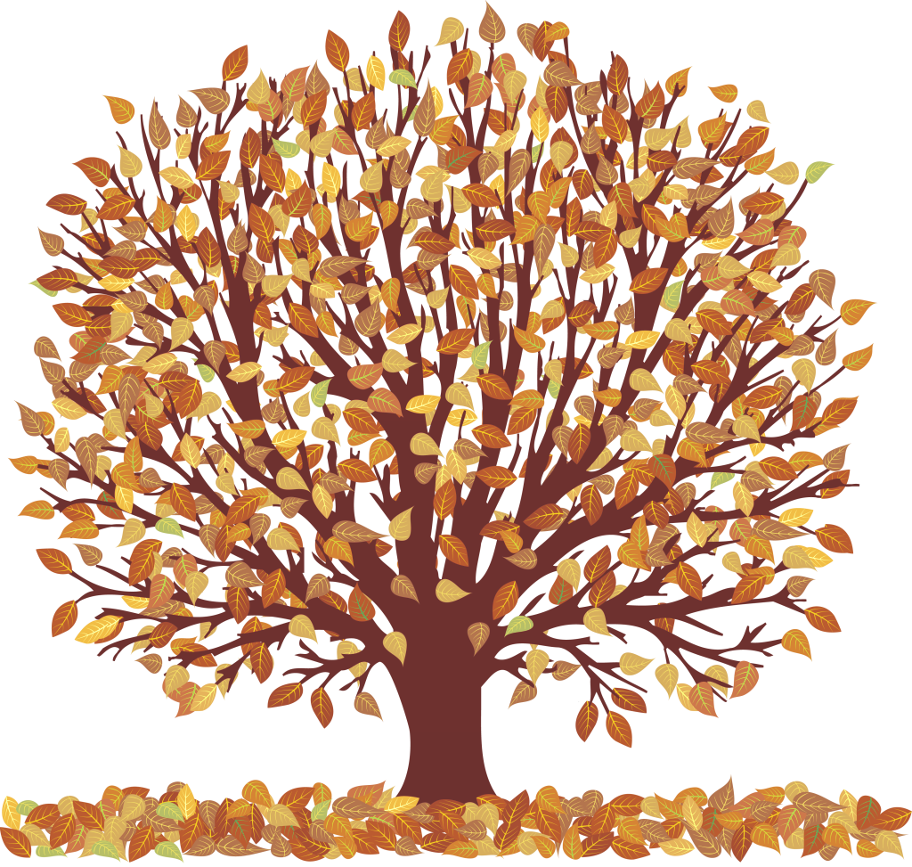 Autumn Leaf Color Tree Clip Art No Falling Cliparts Png Download Free Transparent